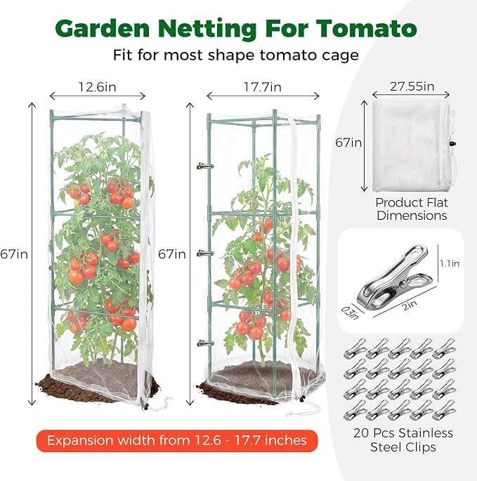 3Pcs Garden Bird Netting Plant Cover - Image 2