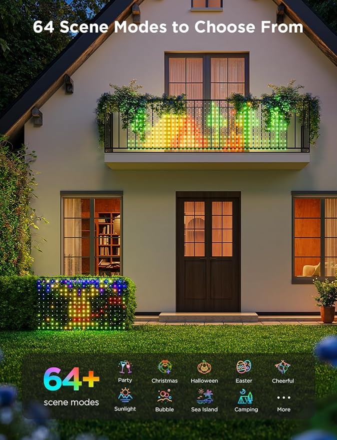 Govee Outdoor Net Lights, 2.8*4.7ft - Image 5