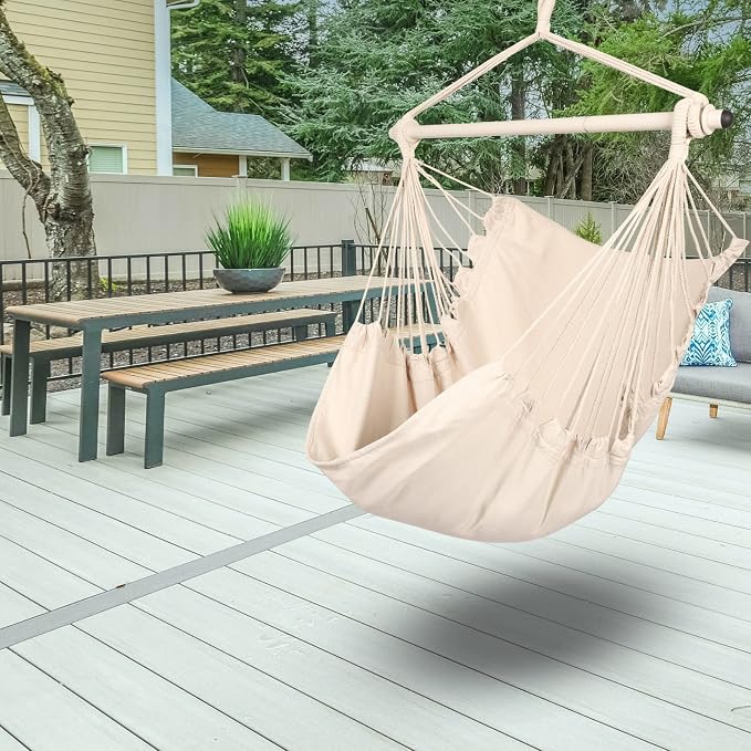 Highwild Hammock Chair Hanging Rope Swing - Image 2