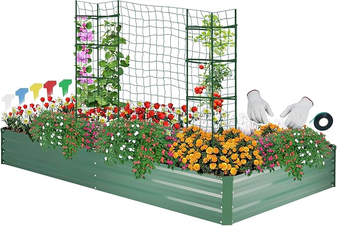 ONCEMORE Galvanized Raised Garden Bed by ONCEMORE