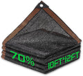 70% Shade Cloth, 10FTx12FT HDPE Mesh Tarp by Homiton