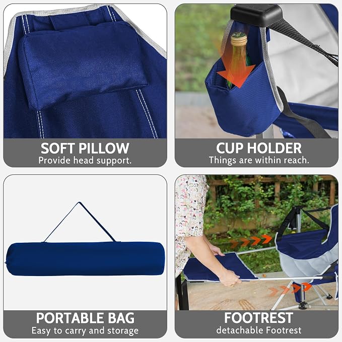 Romswi 2-Pack Aluminum Hammock Chair - Image 5