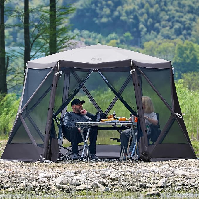 TIMBER RIDGE Easy Pop Up Gazebo Canopy Tent - Image 2
