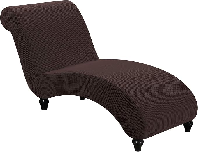 FantasDecor Chaise Lounge Cover Stretch Armless Chair Slipcover by FantasDecor