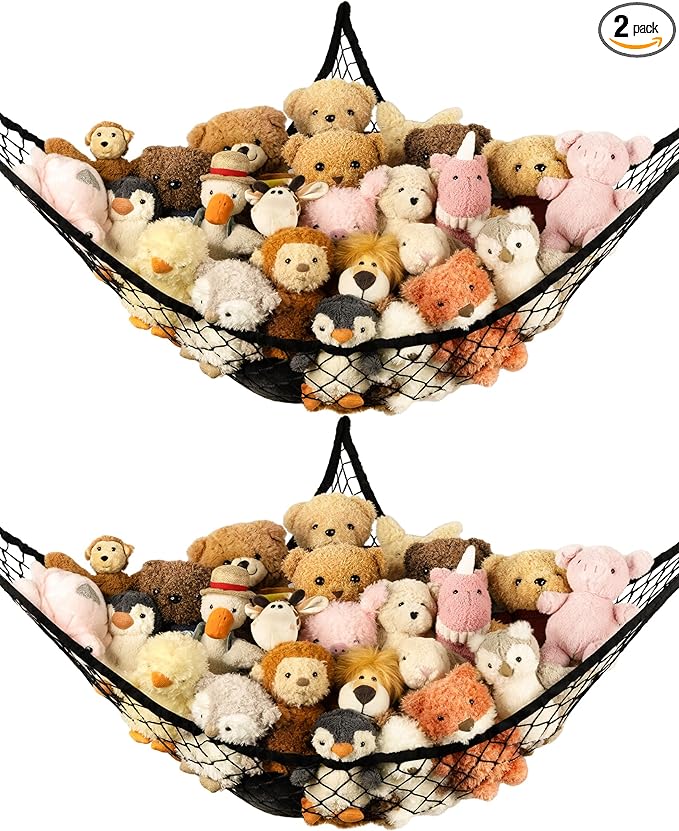 Stuffed Animal Storage Hammock Net Corner by TCGPRO
