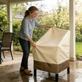 RosieLily High Back Patio Chair Covers Waterproof Heavy Duty Stackable Outdoor by RosieLily