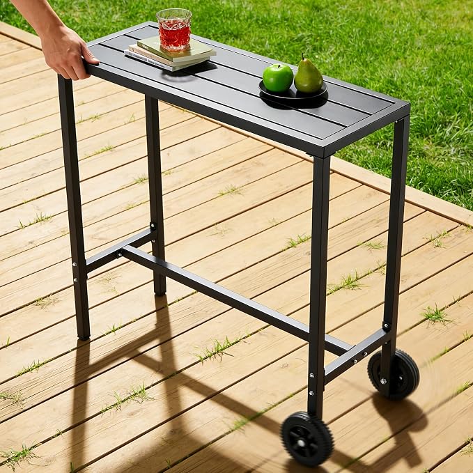 Garvee Outdoor Bar Table, 39 inch Counter Height Table - Image 8