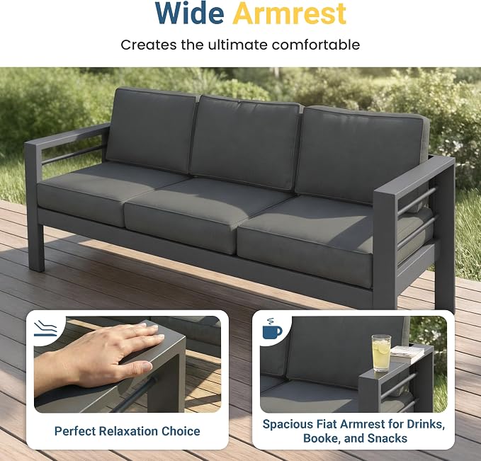 Wisteria Lane Aluminum Patio Furniture Set - Image 4
