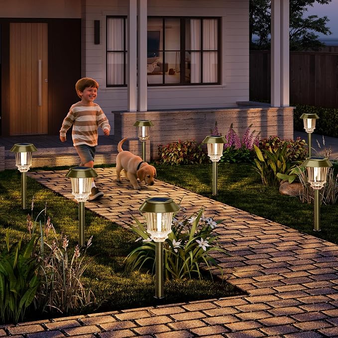 XMCOSY+ Solar Pathway Lights Outdoor - Image 7