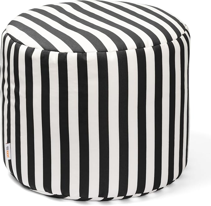 Jaxx Spring Indoor/Outdoor Bean Bag Pouf Ottoman - Image 3