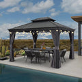 PURPLE LEAF 10' X 13' Outdoor Gazebo by PURPLELEAF