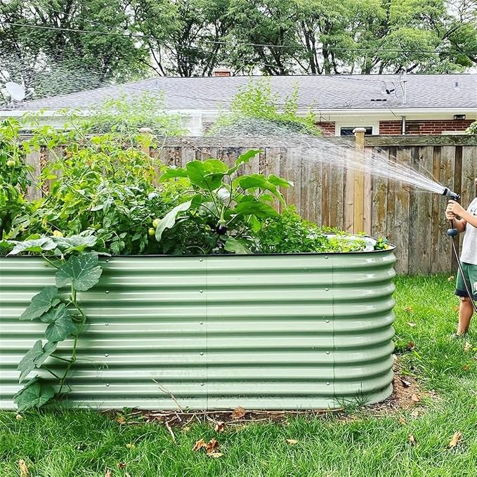 32" Extra Tall Raised Garden Bed Kits, 2.5 x 9.5 x 2.7ft Deep Root 10 in 1 - Image 9