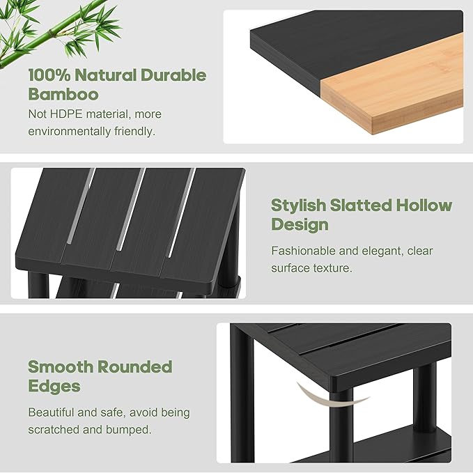 Outdoor Side Table, 2-Tier Small Outdoor Table - Image 5