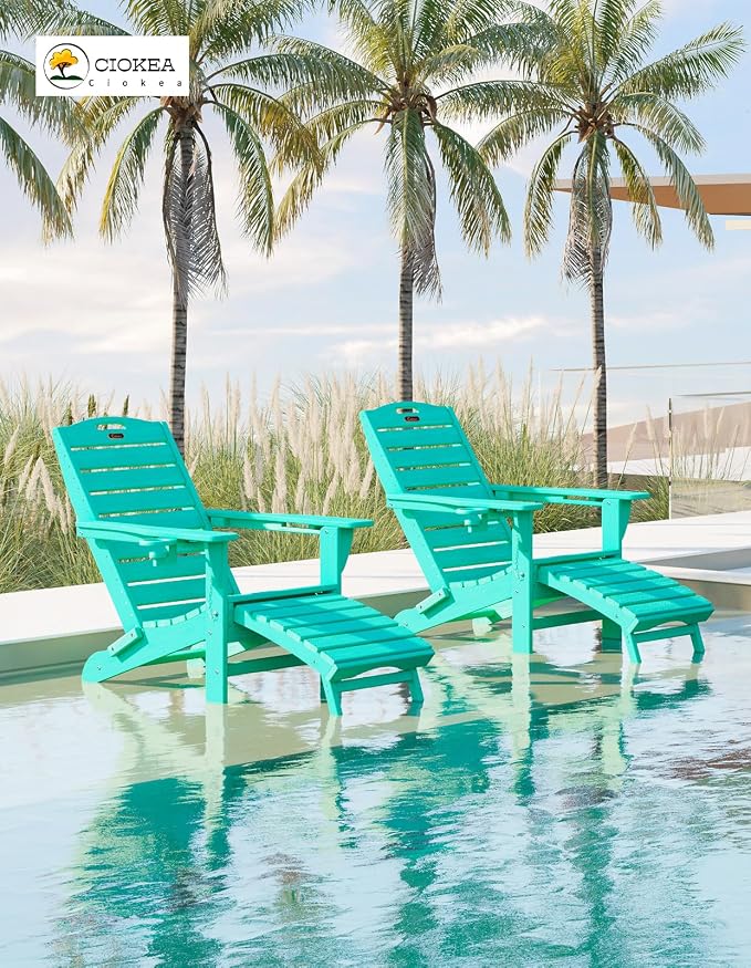 Ciokea Folding Adirondack Chair - Image 2