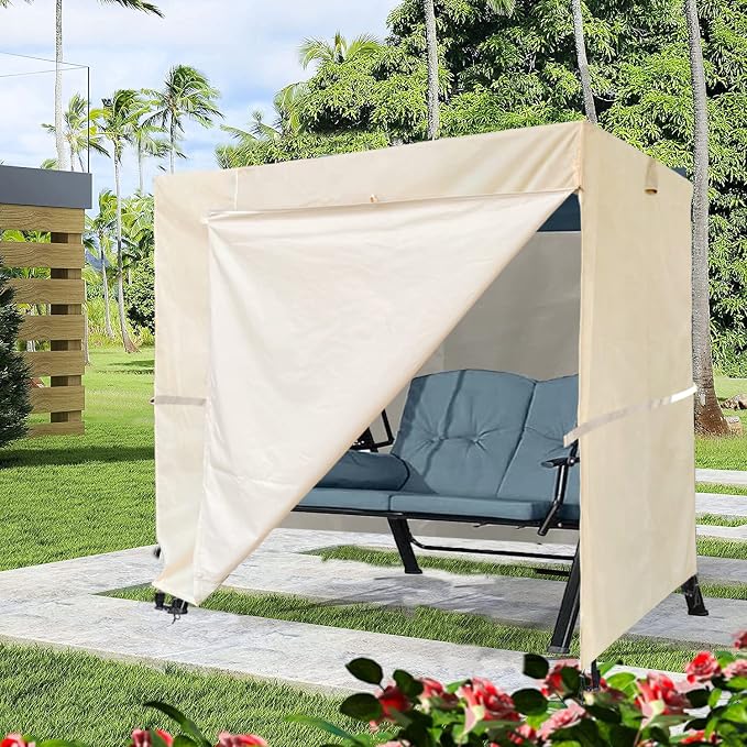 Outdoor 3 Triple Seater Hammock Swing Cover - Image 6