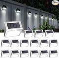 SOLPEX Solar Step Lights, 16 Pack Stair Lights, Outdoor Fence Lighting by Solpex