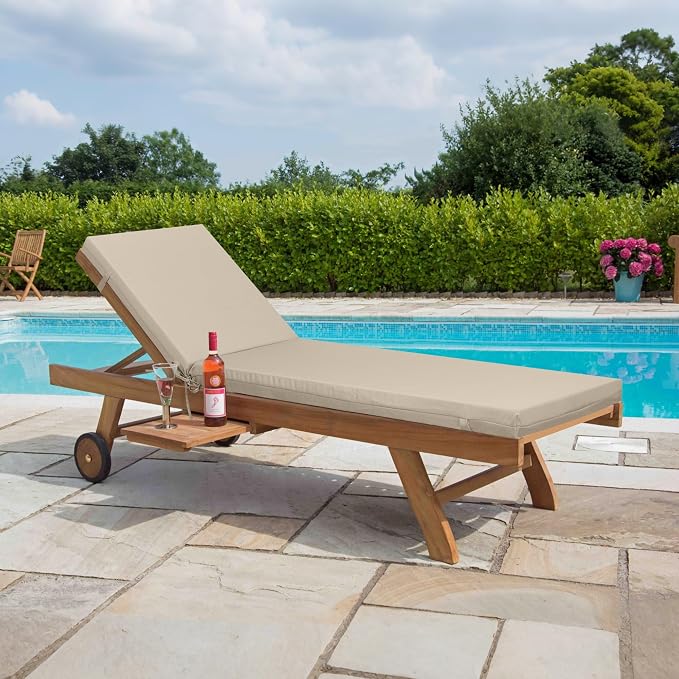 Only choice 2 PCS Set Outdoor Chaise Lounge Cushion, 75 x 24 in Lounge Chair - Image 7