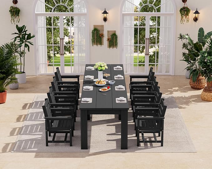 SERWALL Patio Dining Sets for 8, Outdoor Dining Sets for 8 Person - Image 6