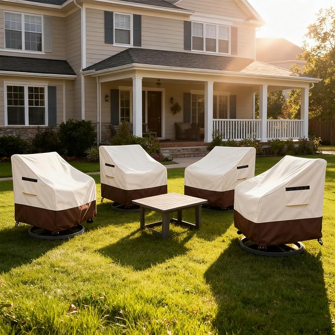 Patio Chair Covers Waterproof Patio Furniture Covers, 30W x 34 D x 38.5 H - Image 7