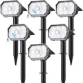 Brightown 6 Pack Solar Motion Lights Outdoor Waterproof, Motion Sensor Spot by Brightown