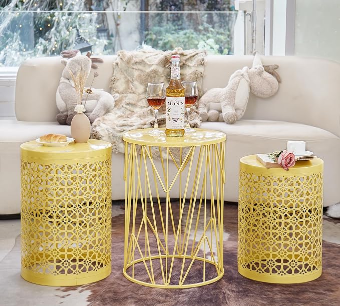 Y&M Set of 3 Stacking Coffee Table - Image 2