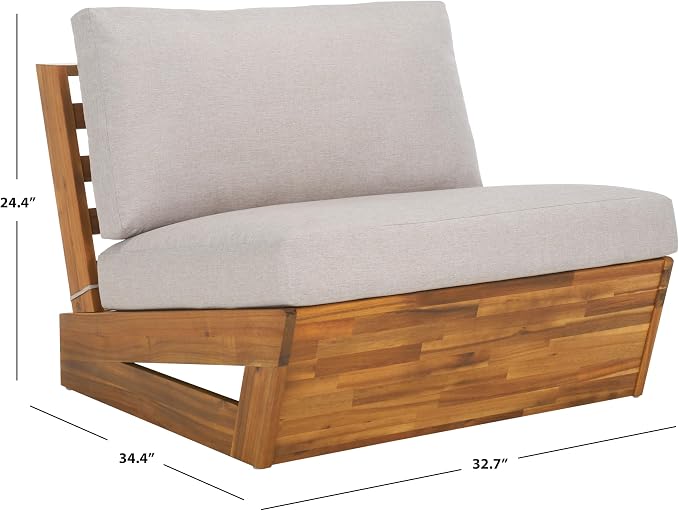 SAFAVIEH Outdoor Patio Furniture Collection – Dune Lounge Chair Set of 2 - Image 3