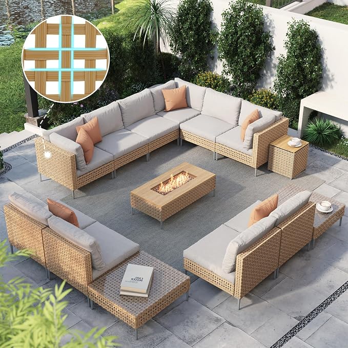 Grand patio 14-Piece Patio Furniture Set by GrandPatio