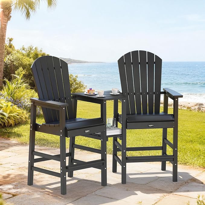 VINGLI Tall Adirondack Chairs Set of 2 - Image 3