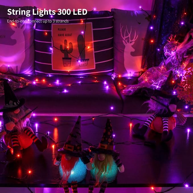 300 LED Halloween String Lights, 98.5FT - Image 2