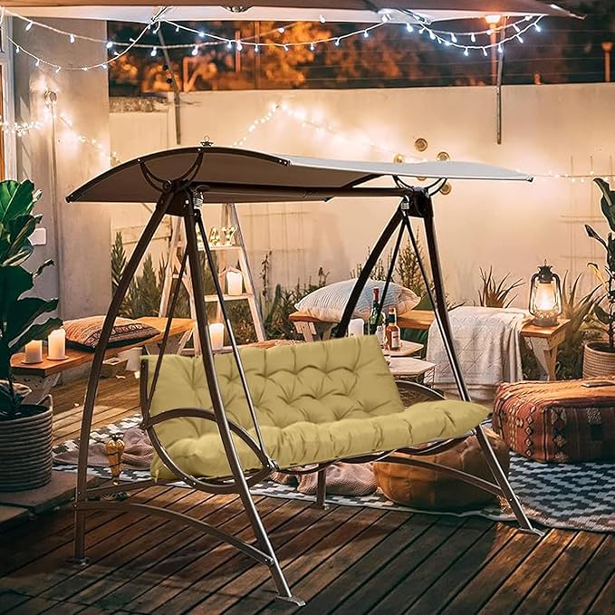 2-3 Seat Swing Replacement Cushion, Outdoor Bench Cushions - Image 7