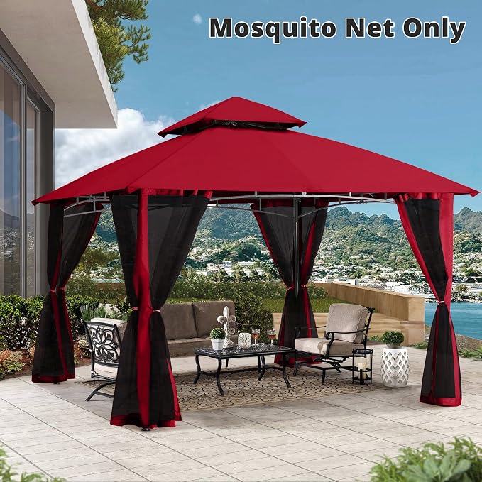 MASTERCANOPY Patio Gazebo Mosquito Netting Screen Walls - Image 8