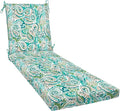 Honeycomb Outdoor Essentials Chaise Lounge, 21 x 70, Geneva Paisley Turquoise by Honeycomb