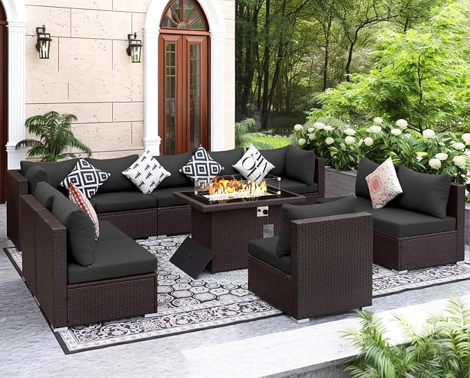 NICESOUL 11 Piece Outdoor Furniture Set - Image 2
