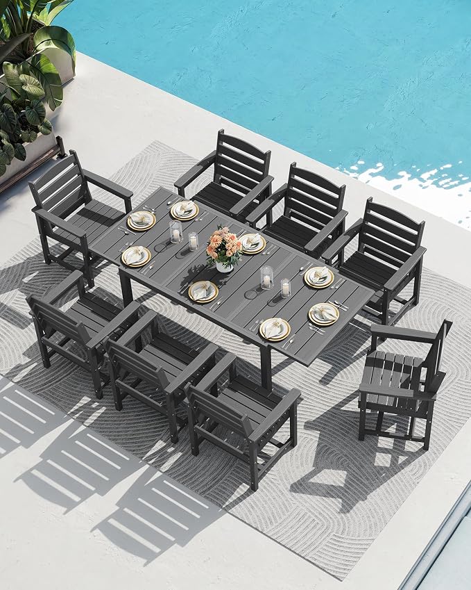 SERWALL Outdoor Expandable Dining Table 60" - Image 8