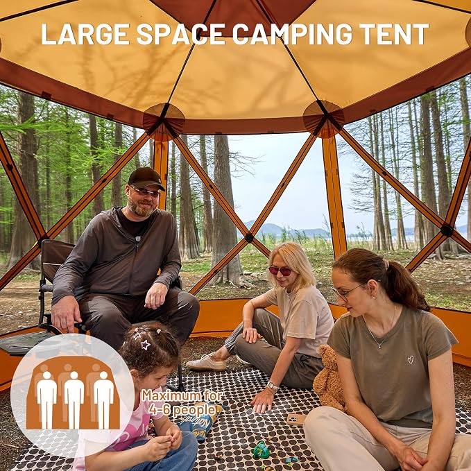 TIMBER RIDGE Easy Pop Up Gazebo Canopy Tent - Image 5