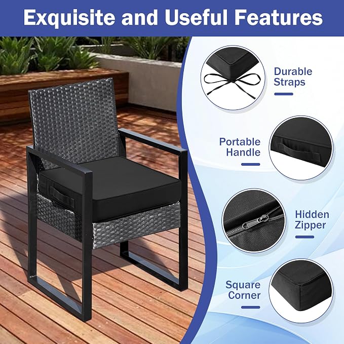 Patio Chair Cushions, Waterproof Outdoor Cushions - Image 5