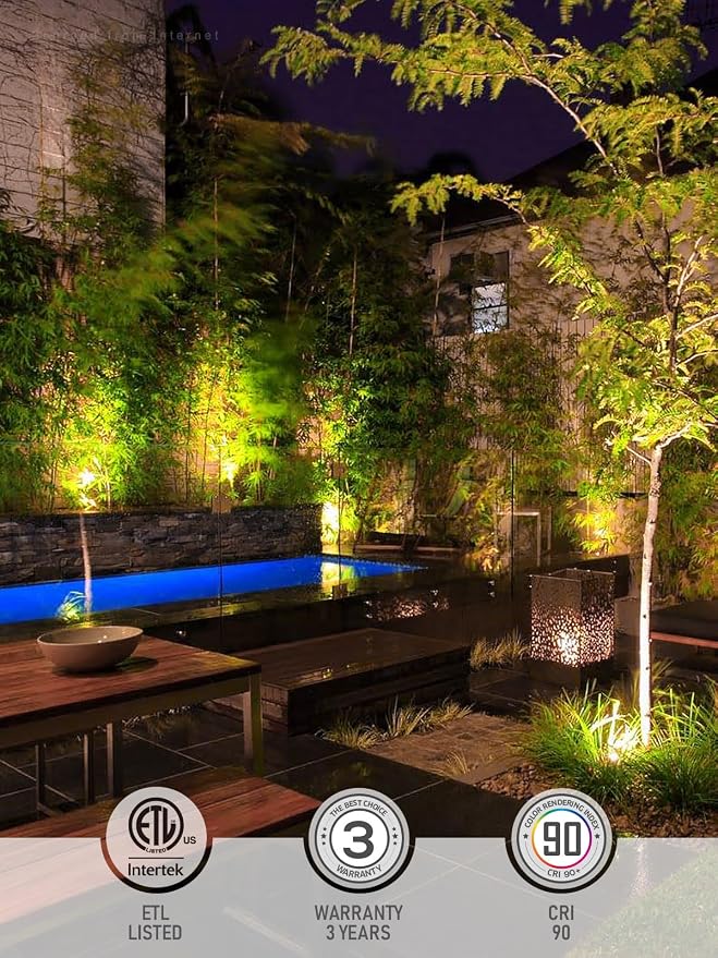 LEONLITE Dia. 4 Inch Well Lights Landscape LED In Ground, Shielded Top - Image 4