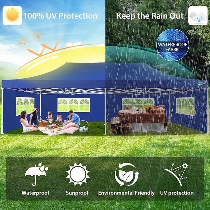 COBIZI 13x26 Pop up Canopy Tent 13x26 Canopy - Image 5