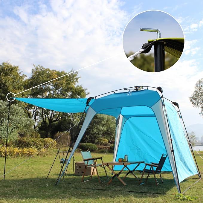 Pop Up Canopy Sun Shelters Shade Tent Pop Up 8.2' X 8.2' - Image 7