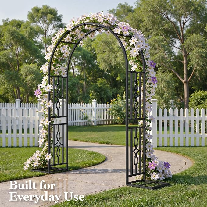 Metal Garden Arch, Heavy Duty Garden Trellis - Image 2