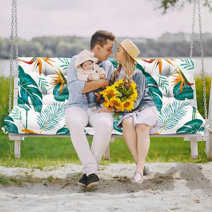 Porch Swing Cushions, Waterproof Patio Swing Cushions - Image 6