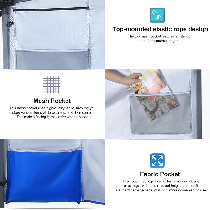 ABCCANOPY Pop Up Canopy with Sidewall, 10x10 Outdoor Canopy Tent with Storage - Image 2