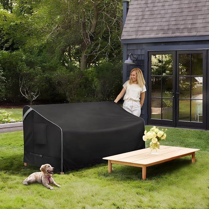 COSFLY Outdoor Patio Loveseat Covers Waterproof, Heavy-Duty UV-Resistant - Image 9