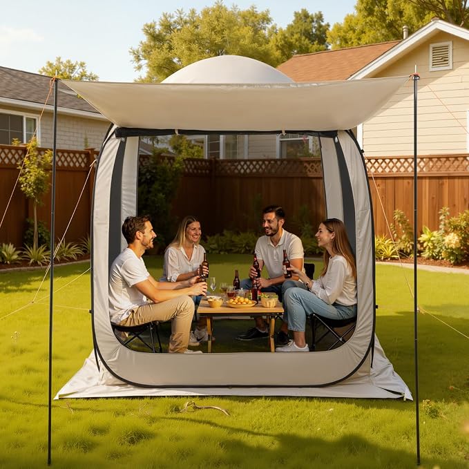 VEVOR 6 x 6 ft Pop-Up Screen House Tent by VEVOR
