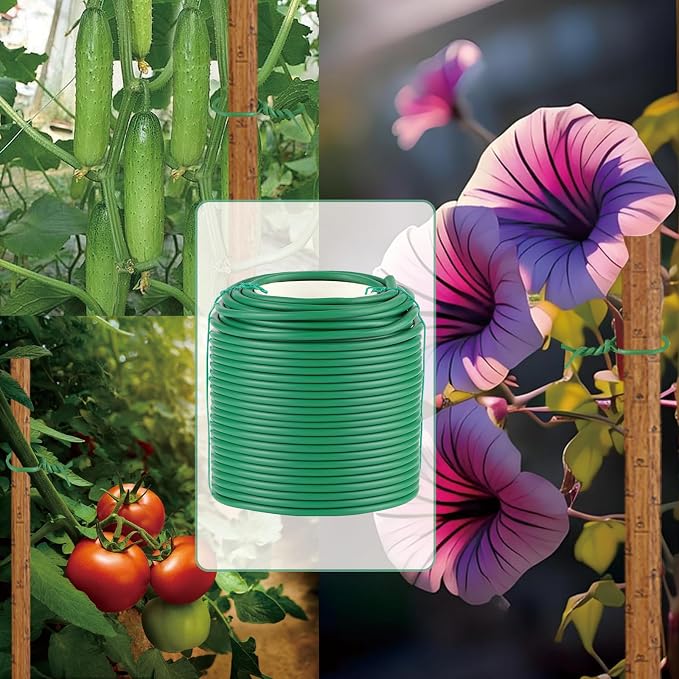 Soft Plant Ties, 164ft Garden Wire, 3.5mm Flexible Garden Ties - Image 7
