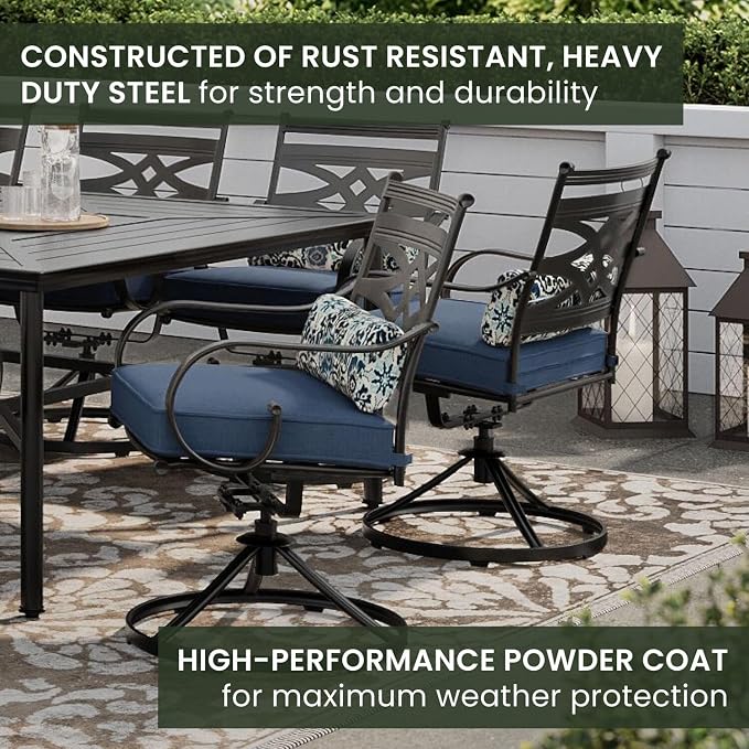 Hanover Montclair 11-Piece Patio Dining Set - Image 5