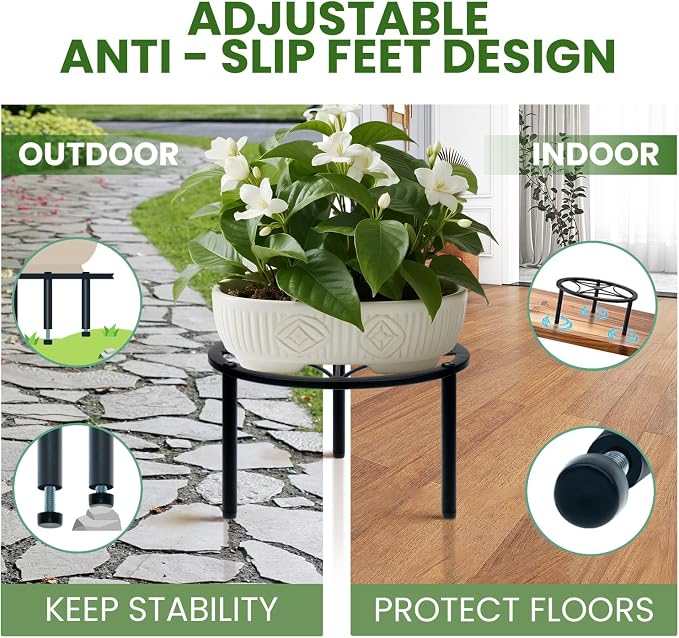 TOSKING Heavy Duty Metal Plant Stand - Image 6