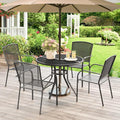AECOJOY Metal Patio Table and Chairs Set by AECOJOY
