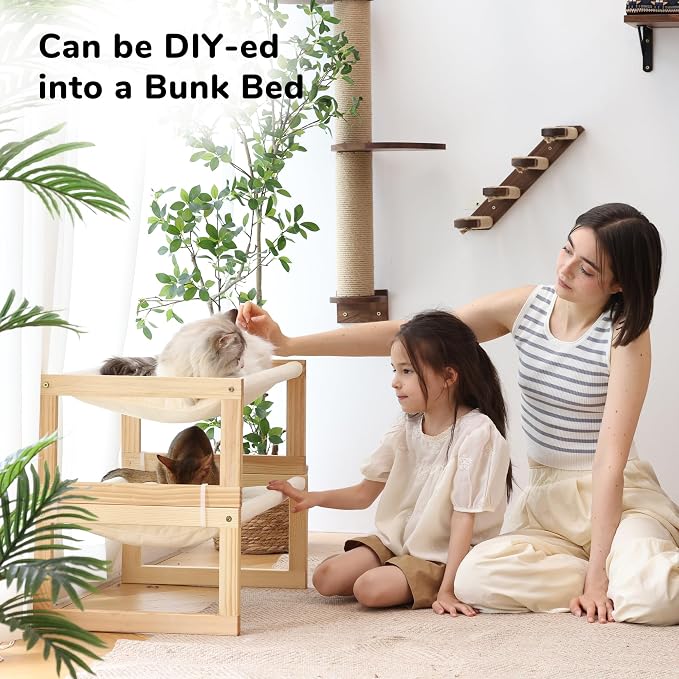 FUKUMARU Cat Bed Hammock, Cozy Velvet Cat Couch - Image 9