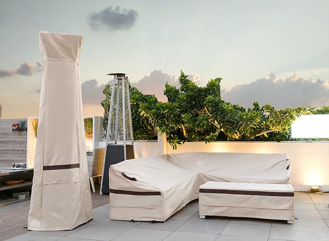 Patio Right-Facing Sectional Lounge Set Cover 106''L x 85''L x 34''D x - Image 6